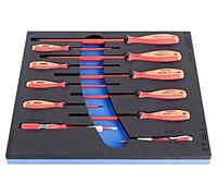 621800 Set: cacciavite isolato piatto TBI 11pz 964VDE8A UNIOR