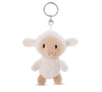 62247 Sheepmila Portachiavi a forma di pecora, compagno fedele per lo zaino o la borsa di grandi e piccini, 10 cm, bianco