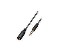 62481 Cavo Jacka 3,5 mm 4 pin maschio, Jack 3,5 mm 4 pin buste 5 m Goobay