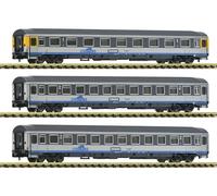 6260019 Fleischmann HO Set 3 carrozze Cisalpino 1 e 2 p. V scala N 1:160