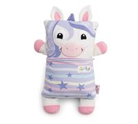 62680 - Peluche Reversibile a Forma di Unicorno, in Morbido Peluche, per Coccole e Giochi, per Bambini e Adulti, Ottima Idea Regalo, 30 x 20 cm, Lilla