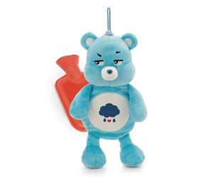 62815 Orsetti del Cuore, Brontolorso - Borsa dell'Acqua Calda a Forma di Orsetto, Grazioso e soffice Peluche, tenero Regalo per familiari e Amici, 300 ml, 40 cm, Azzurro