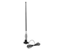 62cm Length Black Metal Rear Trunk Mounting Radio FM AM Antenna Aerial for Car