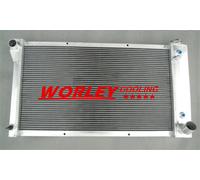 62mm 3core Aluminum RADIATOR FOR 1967-1972 CHEVY C/K Series Pickup Trucks 68 69