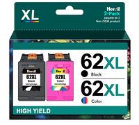 62XL 62 XL Cartucce D'Inchiostro per Hp 62 Nero E Colore Compatibili Cartucce pe