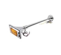 63.5cm Lungo 24V Tromba/Tromba ad Aria + Proiettore Cromo Finire Camion Wagon