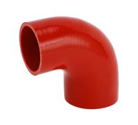63-70mm 2.48"-2.76" ID 90mm 3.54" Lungo 90 gradi Tubo flessibile silicone rosso