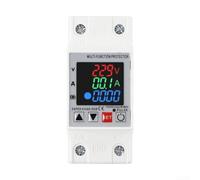 63 A 230 V 3 in 1 Display DIN Rail convertibile sopra voltaggio Stroom Apparaat Protector Relè 220 V KWH metro elettrico