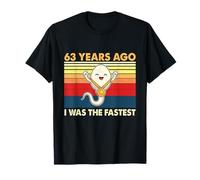 63° Compleanno 63 Anni Fa Ero Il Compleanno più Veloce Maglietta