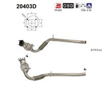 63 KW 86 CV CATALIZZATORE PER Ford Transit FURG FA 2.0 Di