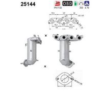 63 KW 86 CV CATALIZZATORE PER Kia RIO III Hatchback Van UB 1.2 CVVT