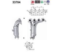 AS Catalizzatore per VW Golf V 1K1 1.4 16V Polo 9N_5M1 521 Seat Ibiza IV 6J5