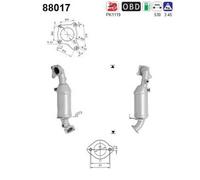 As 88017 Catalizzatore per Skoda Octavia II 1Z3 1Z5 Yeti 5L