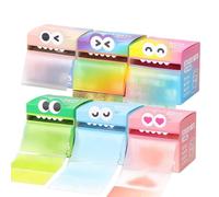 630 Sheets Colorful Transparent Glitter Sticky Notes Cute Desk Memo Pads