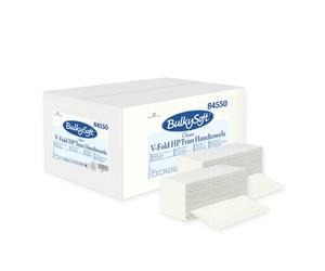 6300 Asciugamani Interfogliati a "V" 21 cm x 21 cm in Pura Cellulosa Doppio Velo