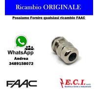 63000448 FAAC PRESSACAVO M16x1,5 OTT.NIC. MOTORE 770 GENIUS ROLLER