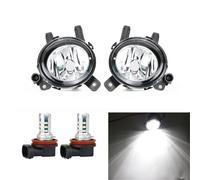63177248911 63177248912 Per BMW Serie 1 2 3 4 F22 F30 F35 2012 2013 2014 2015 1 Coppia Fari Fendinebbia Anteriori LED Montaggio Fari Auto(With White LED B)