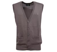 6319K gilet cardigan uomo BEVERLY HILLS POLO CLUB grey sleeveless sweater man