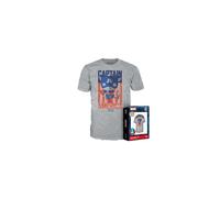 63398 - Marvel - Boxed Tee - Captain America - S Funko Gadget