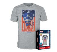 63399 - Marvel - Boxed Tee - Captain America - M Funko Gadget