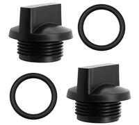 63405 Tappo per pompa di scarico dell'acqua e guarnizione O-ring per pompa Harbor Freight Predator 5,1 cm 7,6 cm Honda 2 pollici 3 pollici pompa Pacific HydroStar 61986 68375 69774 confezione da 2