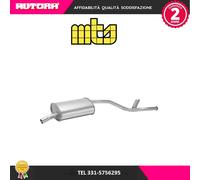 63970 Silenziatore terminale di scarico adatto a Fiat Panda 4x4 (MARCA MTS)..