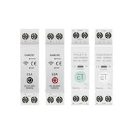 63A 1P+N Smart Switch Circuit Breaker Kwh Meter Monitor Timer Relay MCB Voltage Current Protection BIANMTSW(EWeLink Single,16A)
