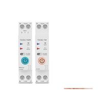 63A 1P+N Smart Switch Meter KWh Metering Monitoring Circuit Breaker Timer Relay 110VAC 230VAC AUOQKQUT(TXCB2-TW No metering,16A)