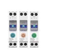 63A 1P+N Smart Switch Meter Kwh Metering Monitoring Circuit Breaker Timer Relay MCB MQXFCZUX(TOB9S-VAP VA protect)