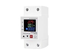 63A 230V Guida Din 3IN1 Display Regolabile Sovratensione e Sottotensione Dispositivo di Protezione Relè di Protezione 220V KWH