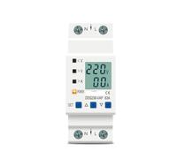63A 80A 110V 230V Din rail adjustable over under voltage protective device protector current limit protection BIANMTSW(80A Bottom input)