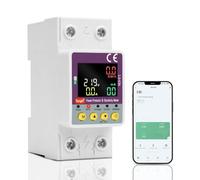 63A Magnetotermico differenziale wifi Contatore energia elettrica timer protezione da sovratensione/sottotensione/sovracorrente/dispersione di corrente/sovratemperatura (regolabile)