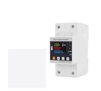 63A Smart Earth Leakage Over Under Voltage Protector Relay Circuit Breaker Timer Power kWh Meter Smart Life AUOQKQUT(63A)