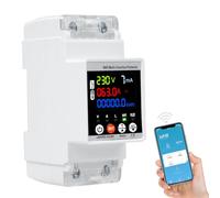63A wifi contatore energia elettrica Automatica protezione da sovratensione e sottotensione wifi Scaricatore di sovratensione 220v Automatico perdita sopra protezione (tensione regolabile)