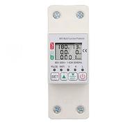 63A WiFi Power Meter Smartr Switch WiFi Metering AC85 a 300V Interruttore Automatico Telecomando Mobile Wireless Funziona con L'APP Tuya per la Casa Intelligente Fai-da-te