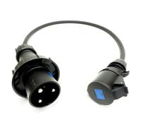 63amp A 32amp Nero Eventi Ceeform Commando Adattatore Alimentazione (3x6mm)