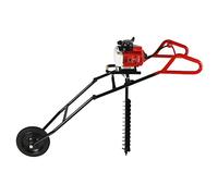 63CC - Escavatrice a buco a 2 tempi, con punta da 80 mm, per foratura rapida su terra, sporco, ghiaccio, sabbia fine