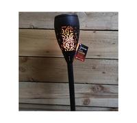 63Cm Flickering Fire Lantern Garden Path Light - Battery Operated - Warm Glow