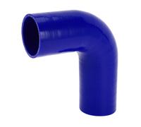 63mm 2.48" ID 150mm 5.91" Lungo 90 gradi Tubo flessibile silicone blu