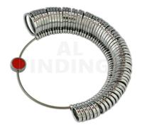63pcs 3mm Dito Sizer / Anello Gauge Britannico A a Z + 6