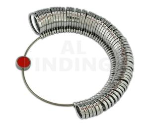 63pcs 3mm Dito Sizer / Anello Gauge Britannico A a Z + 6