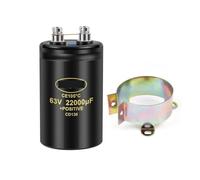 63V22000UF MFD Aluminum Bolt Screw Audio Filtering Electrolytic Capacitor 105℃ 50x80mm CD136 Screw Capacitors 2000Hours MQXFCZUX