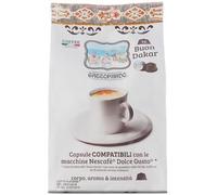 64 Capsule Caffé compatibile con Nescafè Dolce Gusto GATTOPARDO TODA CAFFE miscela DAKAR Persistente per Macchine Nescafé a capsule compatibile con Dolce Gusto - 4 Sacchetti da 16 Capsule *