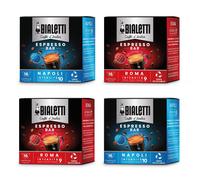 64 Capsule Caffè Roma e Napoli - Compatibili Macchine Bialetti