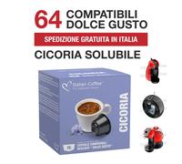 64 Capsule Italian Coffee compatibili Nescafé Dolce Gusto®* (Cicoria)