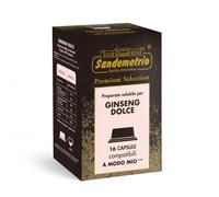 64 Capsule Compatibili A Modo Mio Ginseng Sandemetrio - Spedizione Gratuita