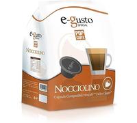 64 Capsule NOCCIOLINO marchio POP CAFFE' compatibile con DOLCE GUSTO nocciolino - senza glutine - senza lattosio E-Gusto 4 Sacchetti da 16 Capsule *
