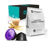 64 Cialde Capsule Caffè al Ginseng Amaro Compatibili Nescafé Dolce Gusto