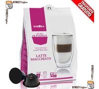 64 Cialde Capsule Caffe Latte Macchiato Gimoka Compatible Nescafè Dolce Gusto