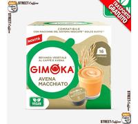 64 Cialde Capsule Caffe Macchiato Avena Gimoka Nescafè Dolce Gusto Vegano Vegan